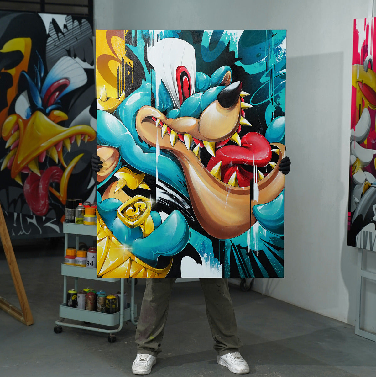 Twisted Tiger - Canvas Painting